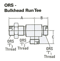 ORS-Bulkhead Run Tee